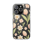 Floral Impact-Resistant Clear iPhone Case - Shamo's