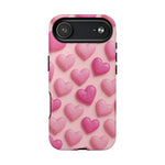 Barbiecore Glitter Hearts iPhone Case | MagSafe - Shamo's