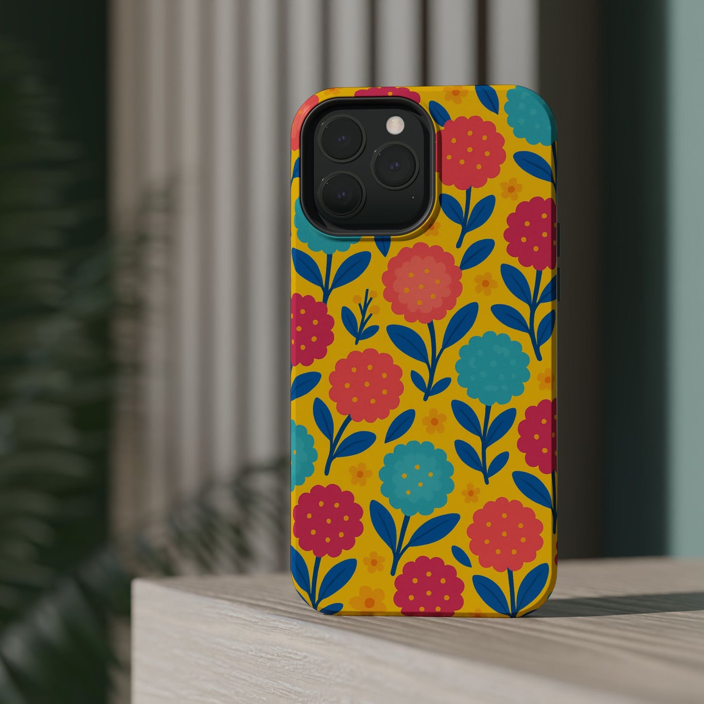 Vibrant Floral MagSafe Phone Case
