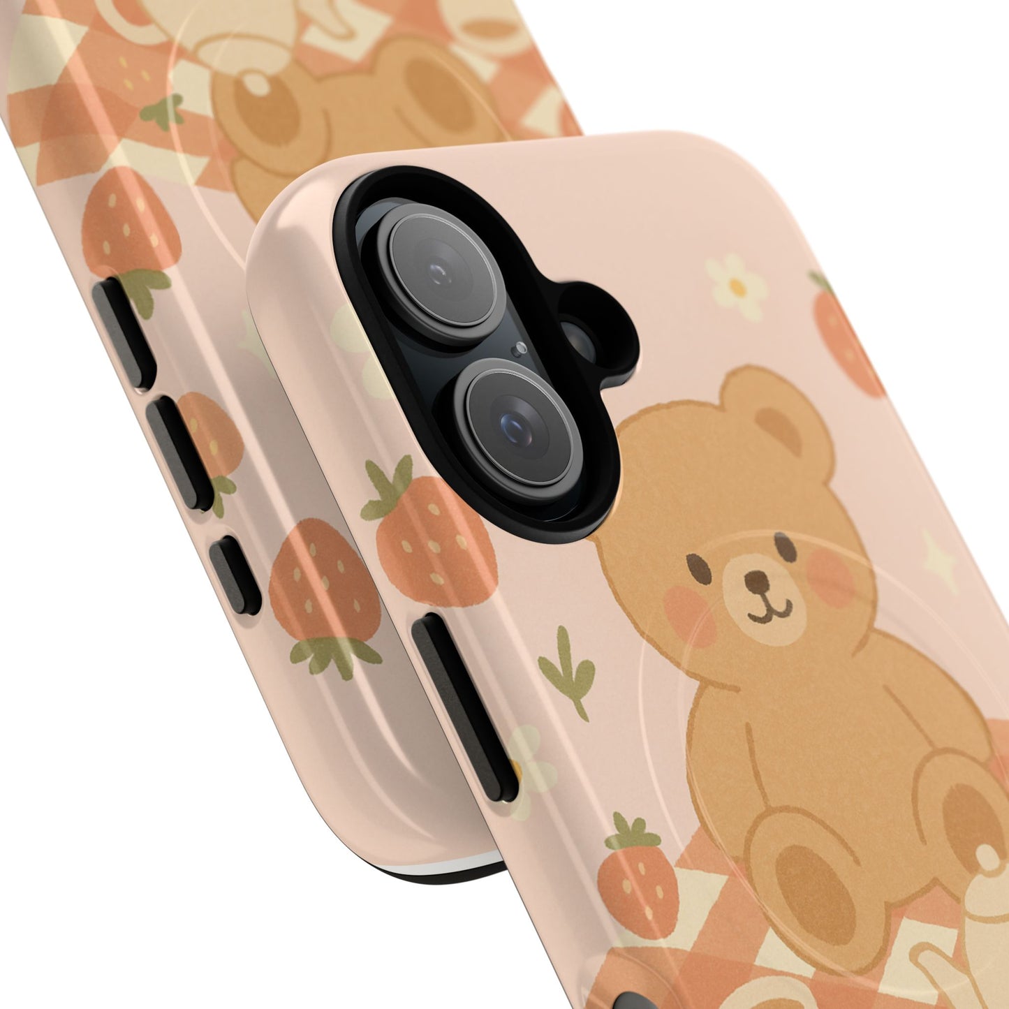 Blossom Bear Picnic iPhone Case with MagSafe