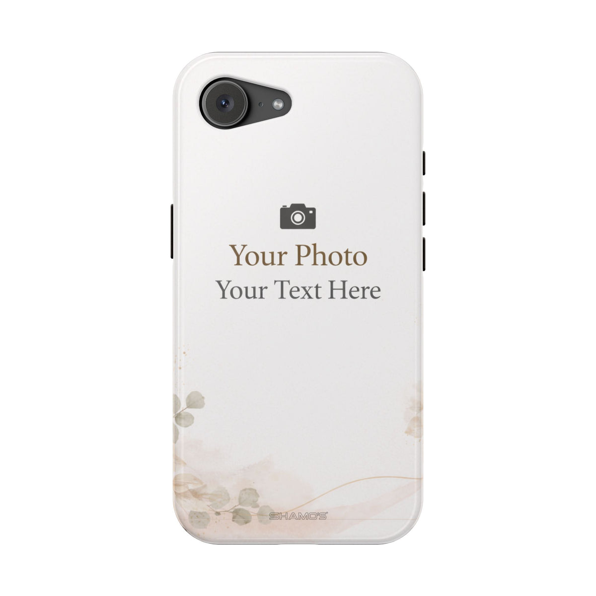 Personalizable Impact-Resistant Phone Case — Add Photo & Text