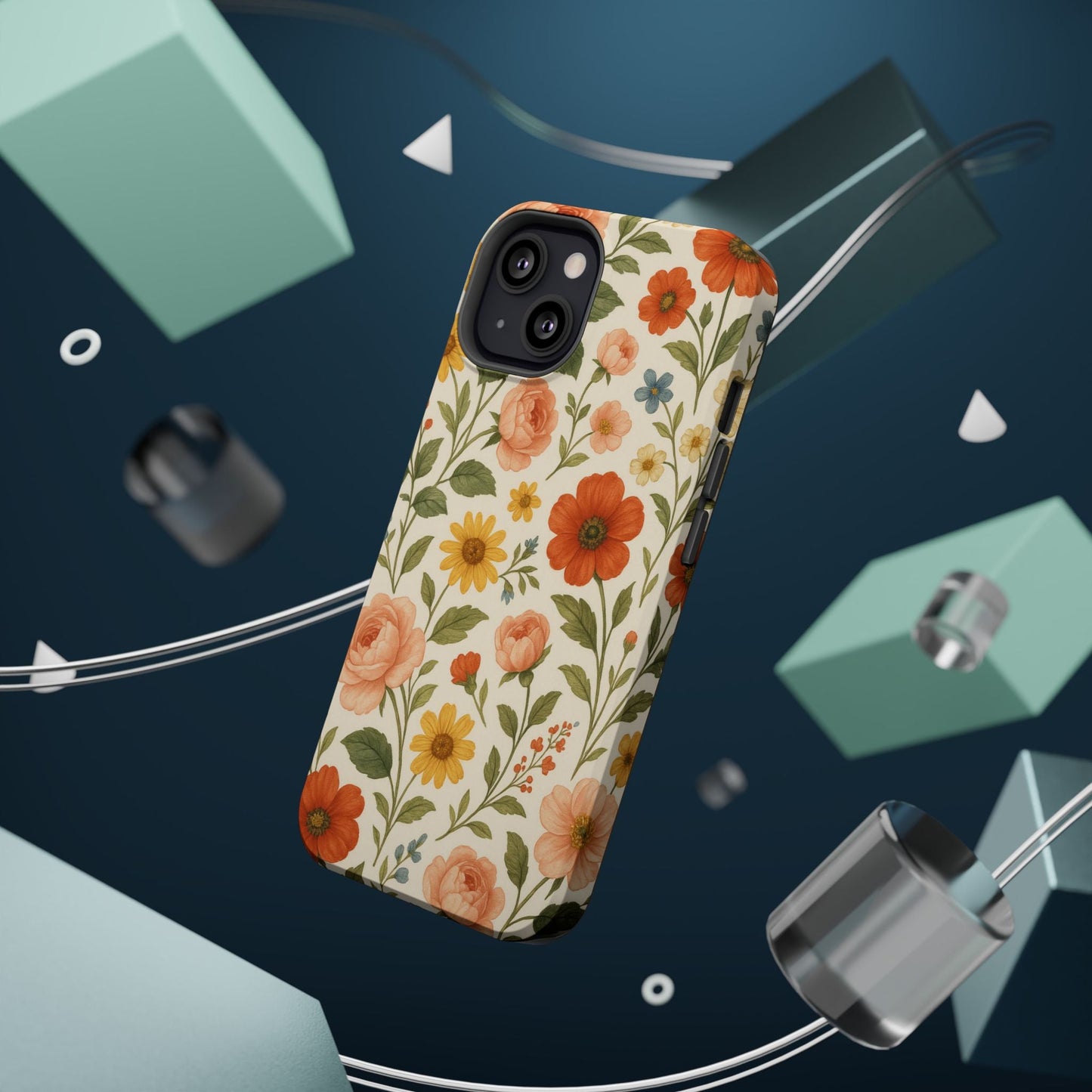 Floral Vintage Garden iPhone Case — with MagSafe  Shamo's