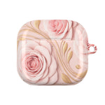 Rose Gold Floral AirPods Case