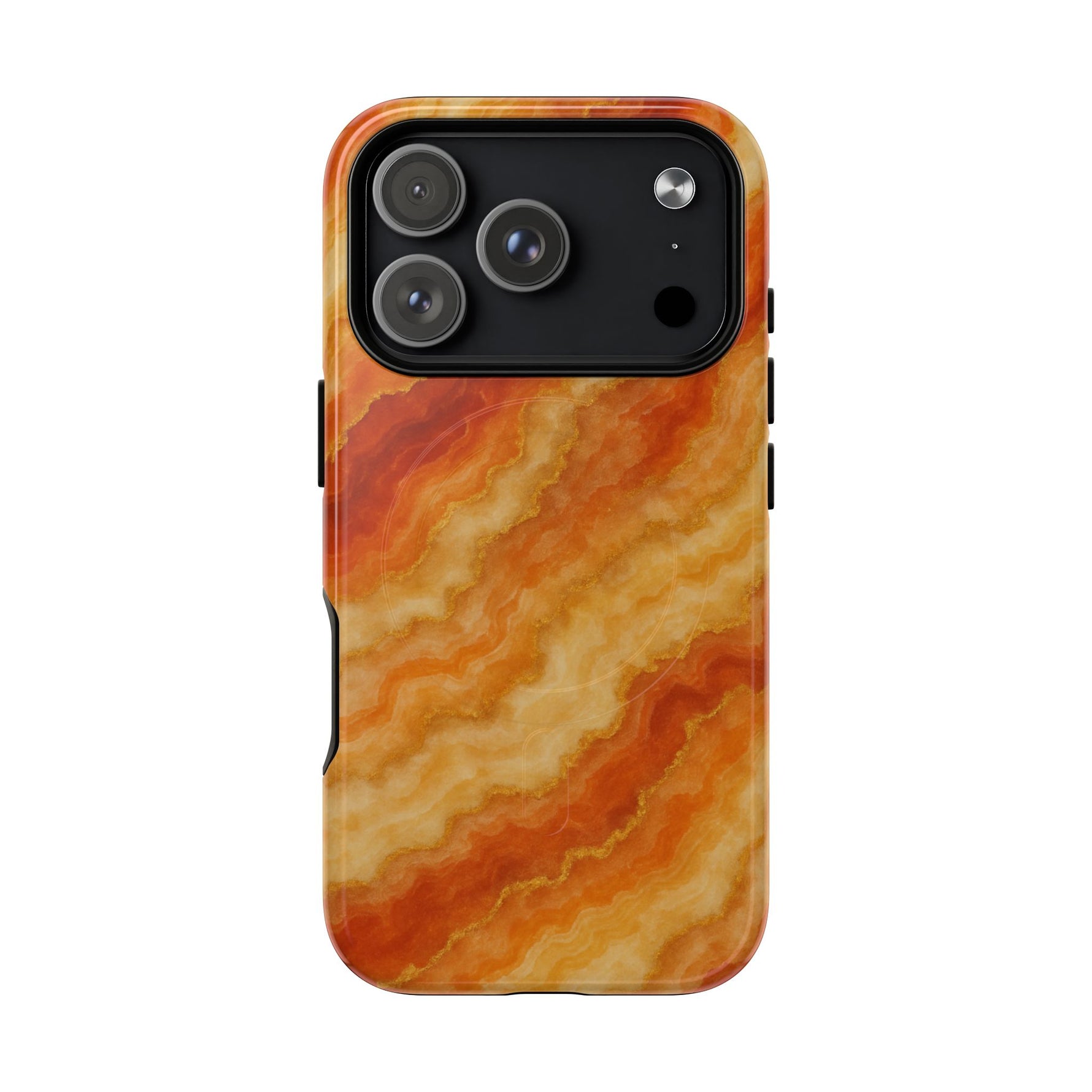 Amber Agate Marble iPhone Case with MagSafe - Shamo's