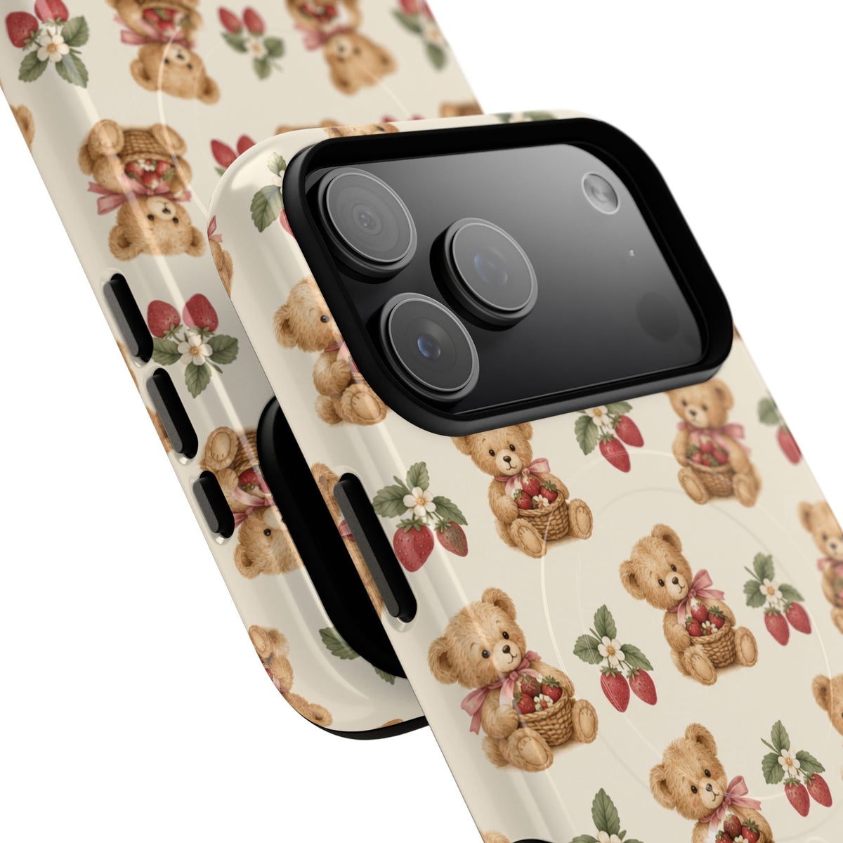 Teddy Berry Basket iPhone Case with MagSafe