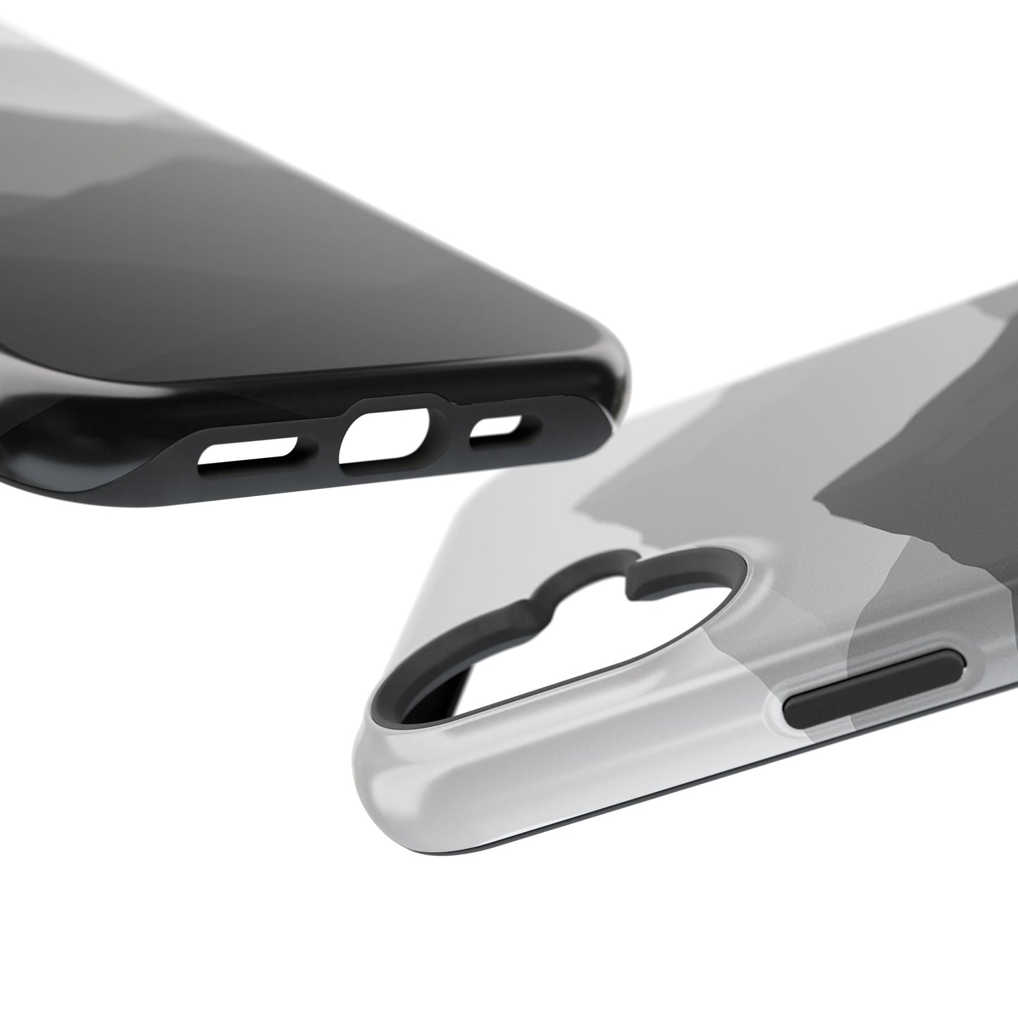 Monochrome Mountain Design iPhone Case | MagSafe  Shamo's