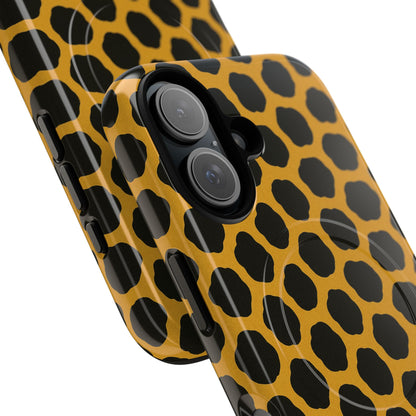 Stylish Leopard Pattern Magnetic iPhone Case | Compatible with MagSafe