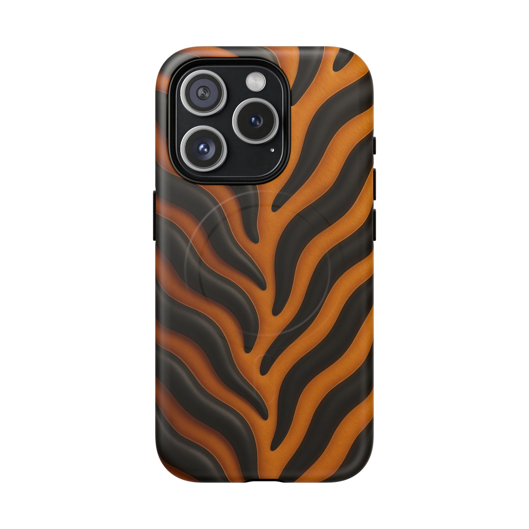 Fierce Tiger Striped iPhone Case - Works with MagSafe - Shamo's
