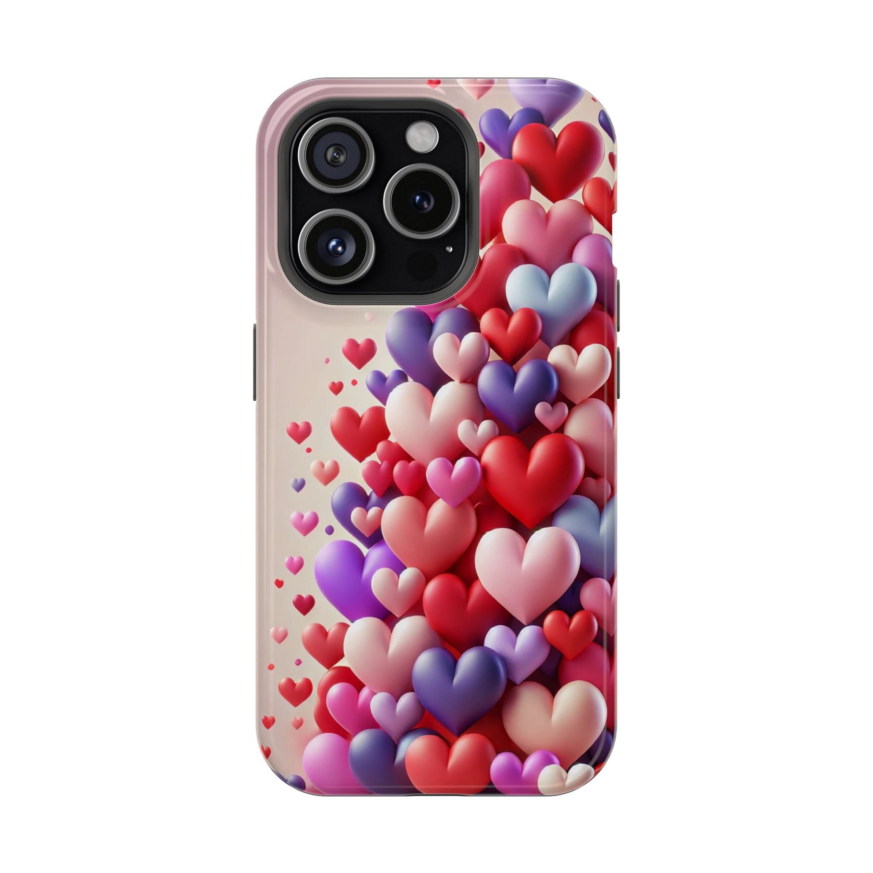 Love Hearts MagSafe iPhone Case — Magnetic, Impact-Resistant  Shamo's iPhone 15 Pro / Glossy