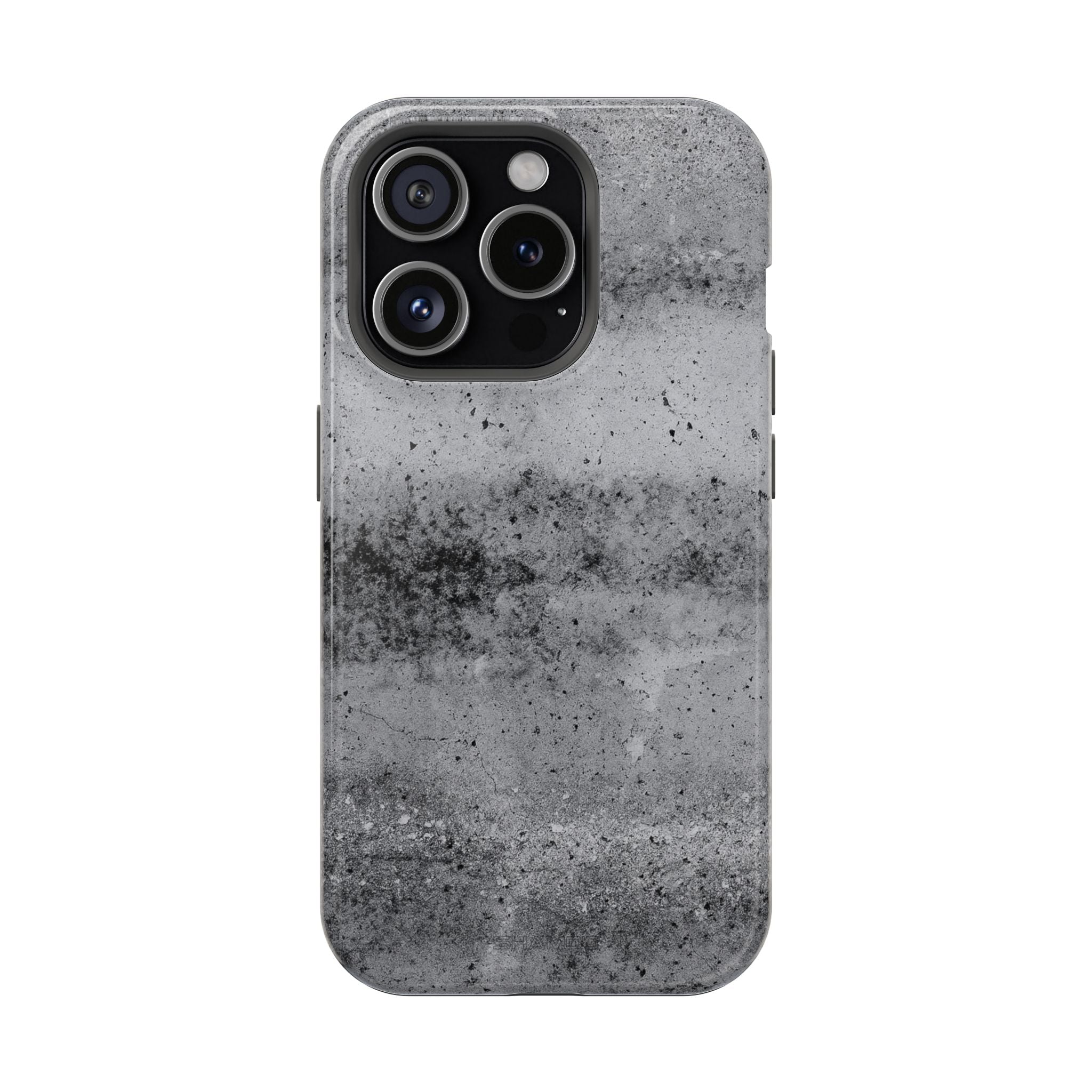 Concrete Pattern iPhone Case with Magsafe Compatibility - iPhone 15 Pro / Glossy - Shamo's