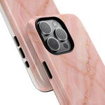 Blush Pink Marble iPhone Case with MagSafe - Shamo's