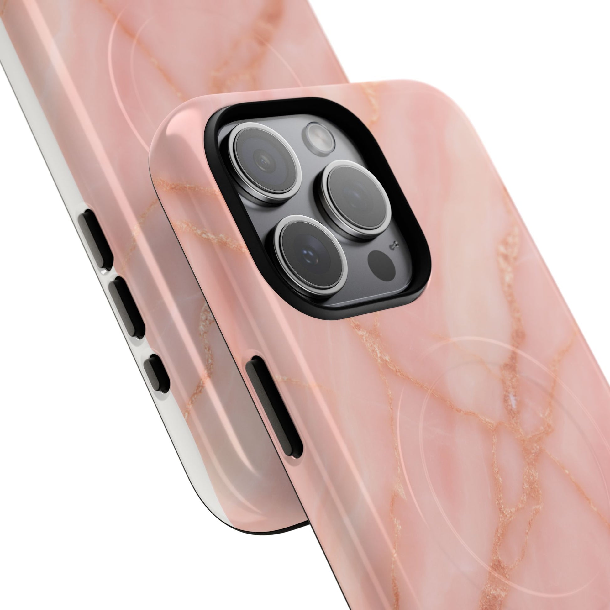 Blush Pink Marble iPhone Case with MagSafe - Shamo's
