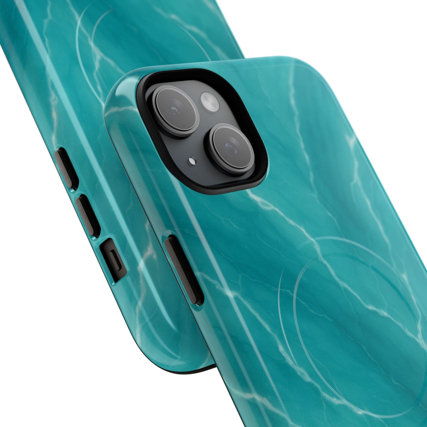 Ocean Aura Marble iPhone Case — MagSafe Compatible - Shamo's