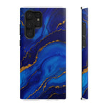 Blue Gold Marble Phone Case  Shamo's Samsung Galaxy S22 Ultra / Glossy / Without gift p
