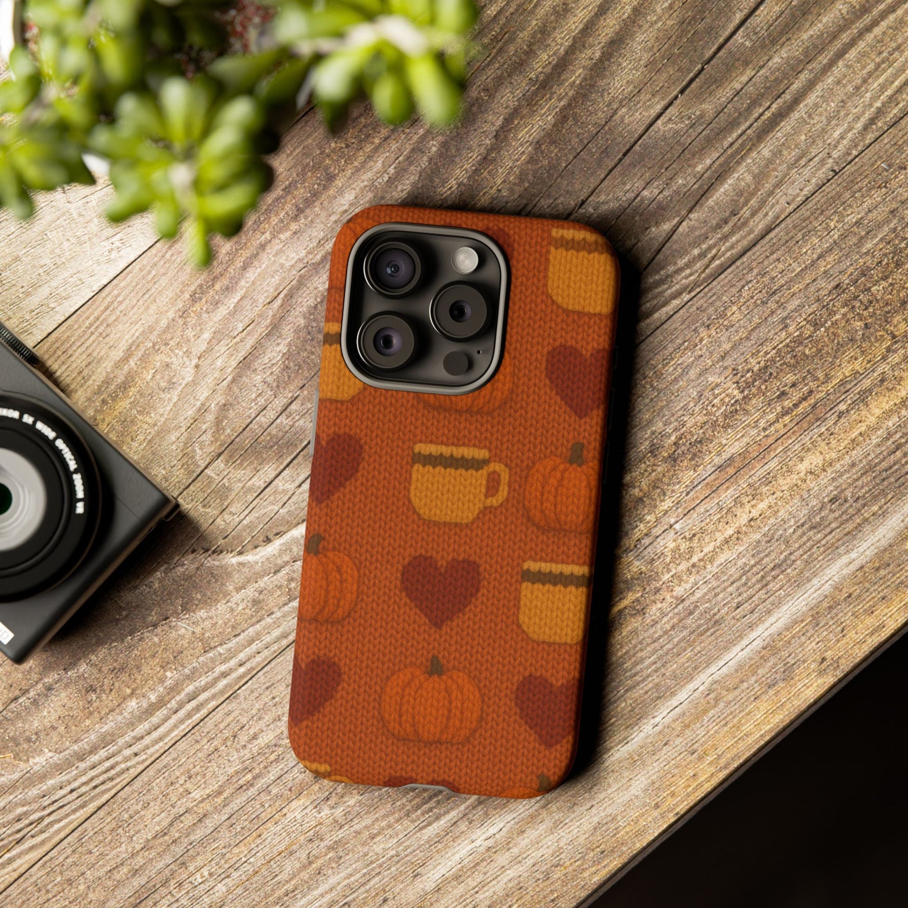 Fall Pumpkin & Coffee iPhone Case  Shamo's