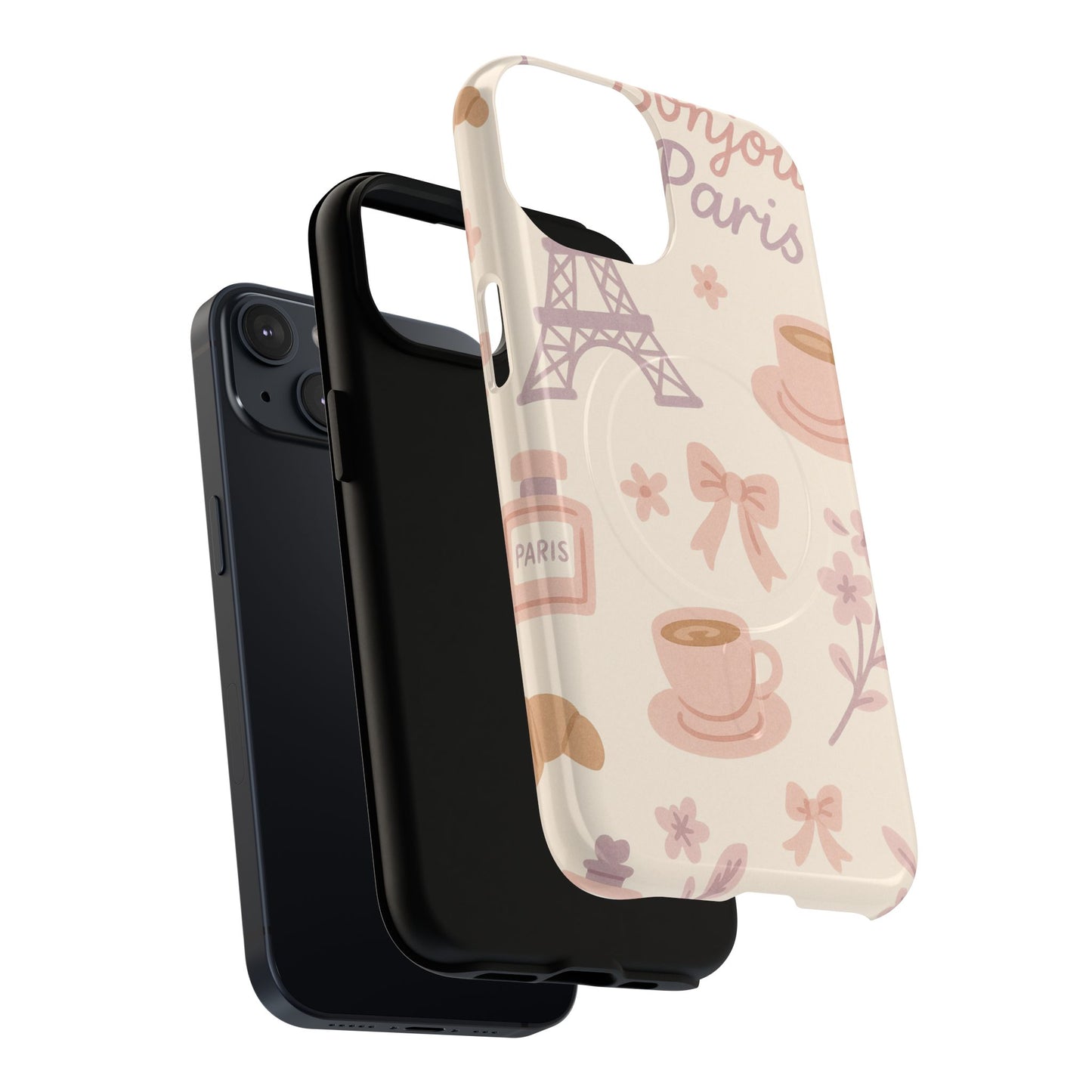 Chic Parisian iPhone Case - with Eiffel Tower Design | MagSafe