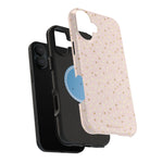 Sparkle Polka Dot Magnetic MagSafe Compatible Impact Phone Case