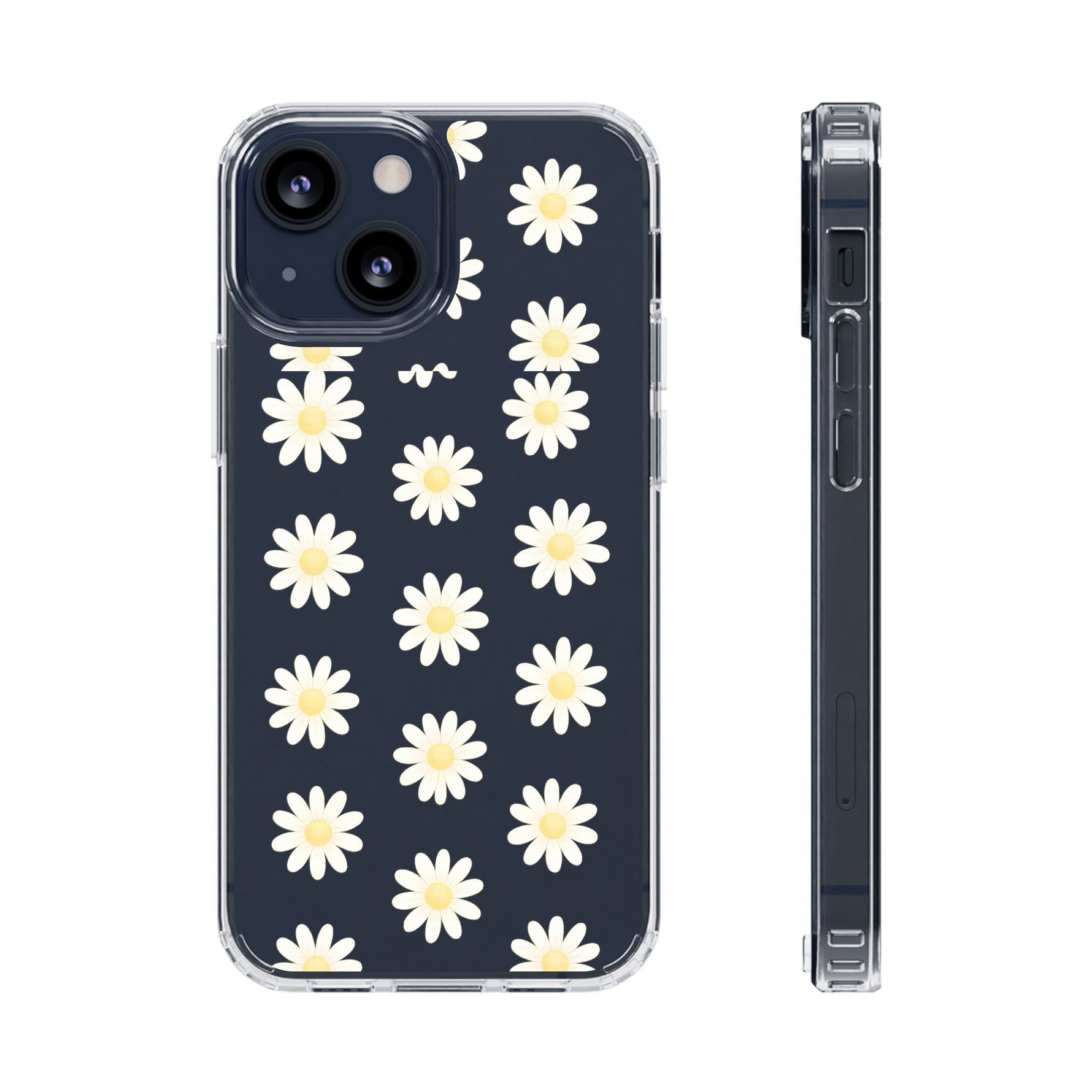 Daisy Floral Clear iPhone Case - Shamo's