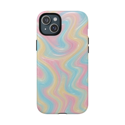Rainbow Marble Swirl iPhone Case with MagSafe - Shamo's