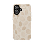 Neutral Pebble Pattern Tough iPhone Case  Shamo's iPhone 16 / Matte