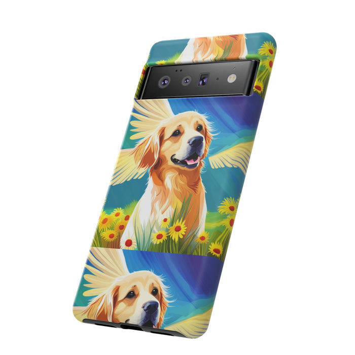 Tough Cases Golden Retriever with Wings Phone case