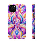 Colorful Abstract Swirl Magnetic Impact iPhone Case | MagSafe