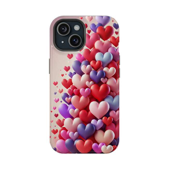 Shamo's Phone Case | MagSafe Compatible | Love Hearts Theme for iPhone 17 and more