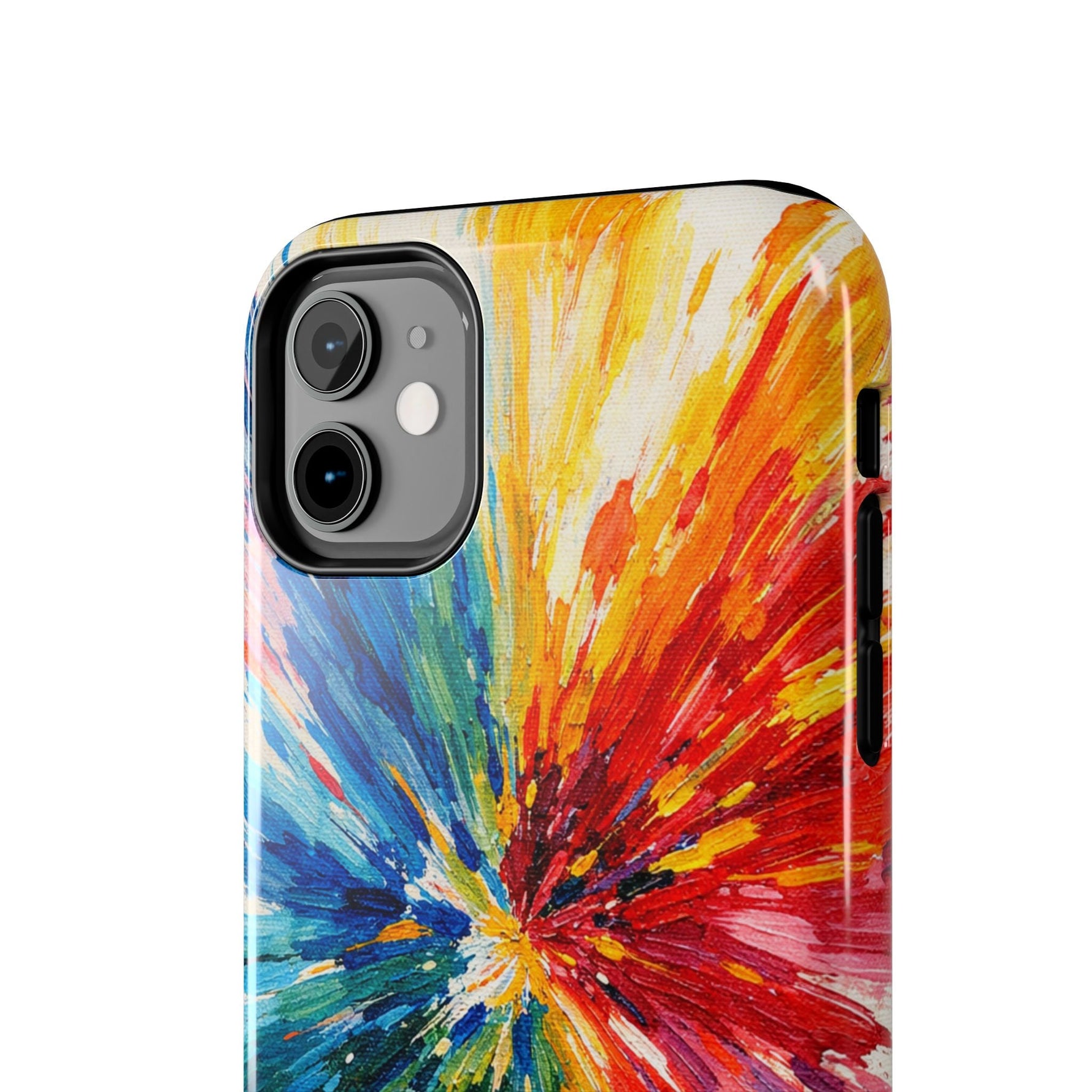 Vibrant Abstract Paint Explosion Impact Phone Case  Shamo's