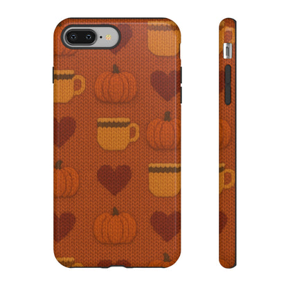 Fall Pumpkin & Coffee iPhone Case - Shamo's