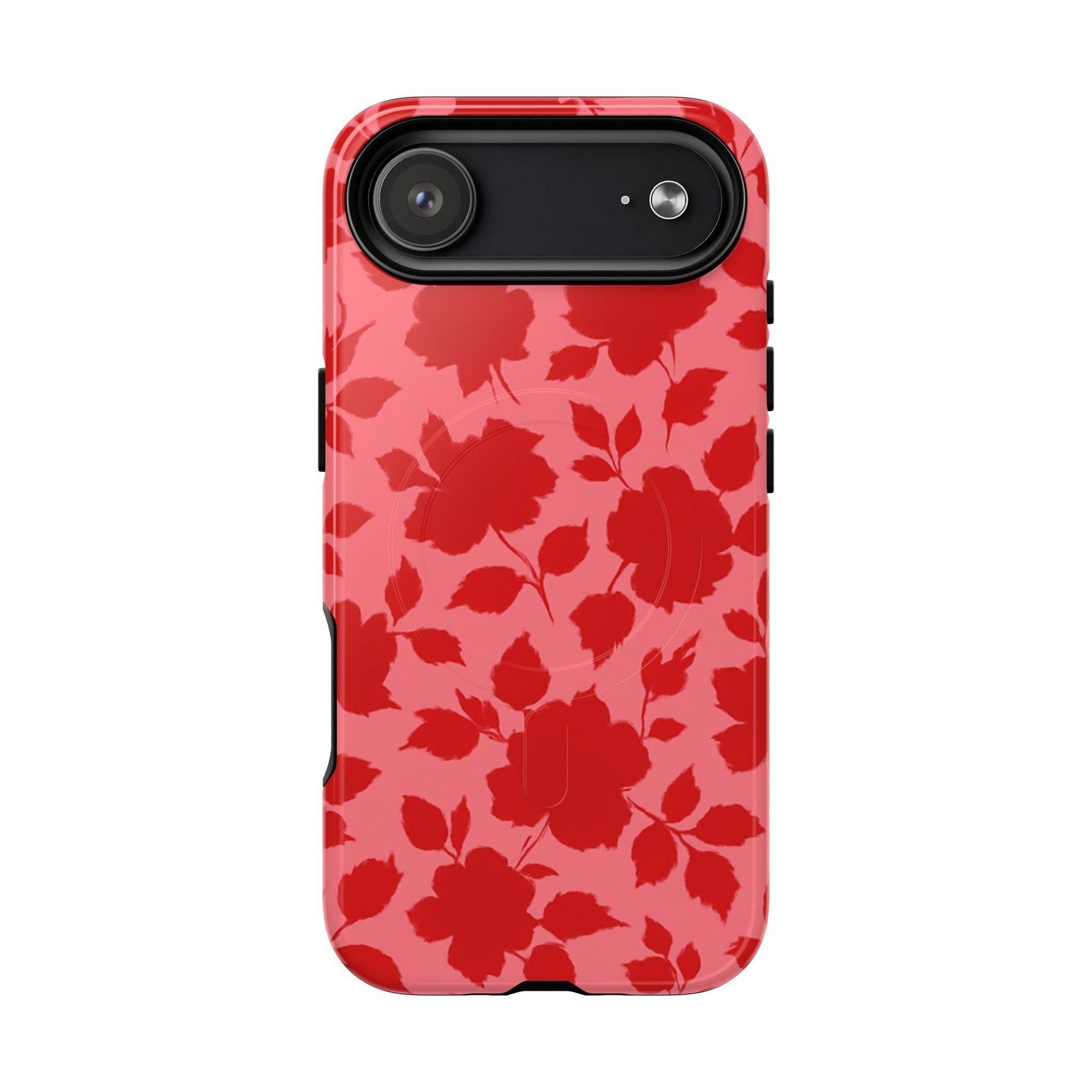 Red Floral Love iPhone Case (MagSafe compatible)  Shamo's iPhone 17 Air / Glossy