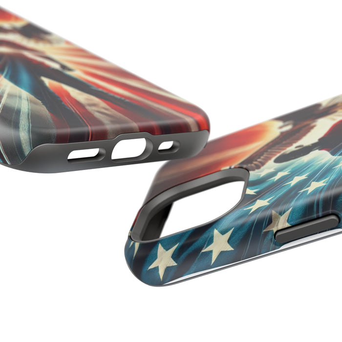 Magnetic Tough Phone Case with MagSafe Compatibility - Proud American Design Edition