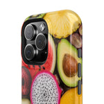 Tropical Fruit Magnetic Impact-Resistant Phone Case with MagSafe