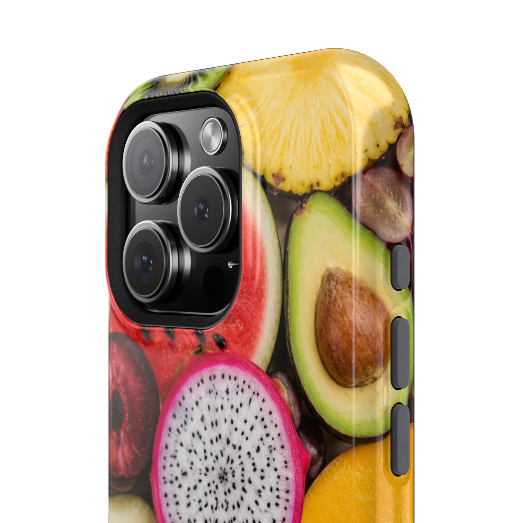 Tropical Fruit Magnetic Impact-Resistant Phone Case with MagSafe