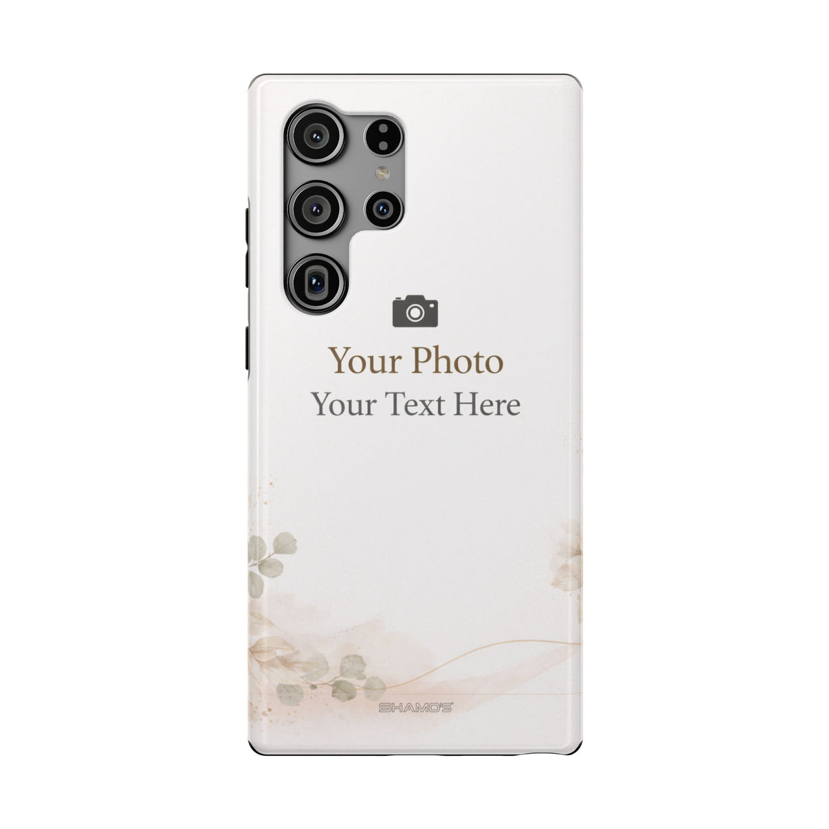 Personalizable Impact-Resistant Phone Case — Add Photo & Text