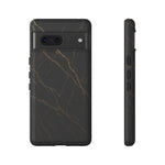Black Marble Tough iPhone Case - Shamo's