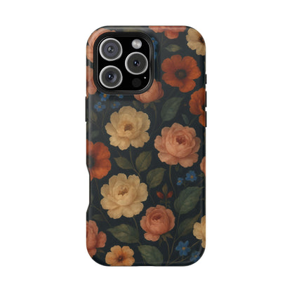 Floral Vintage Rose Magnetic Impact iPhone Case with MagSafe  Shamo's iPhone 16 Pro Max / Matte