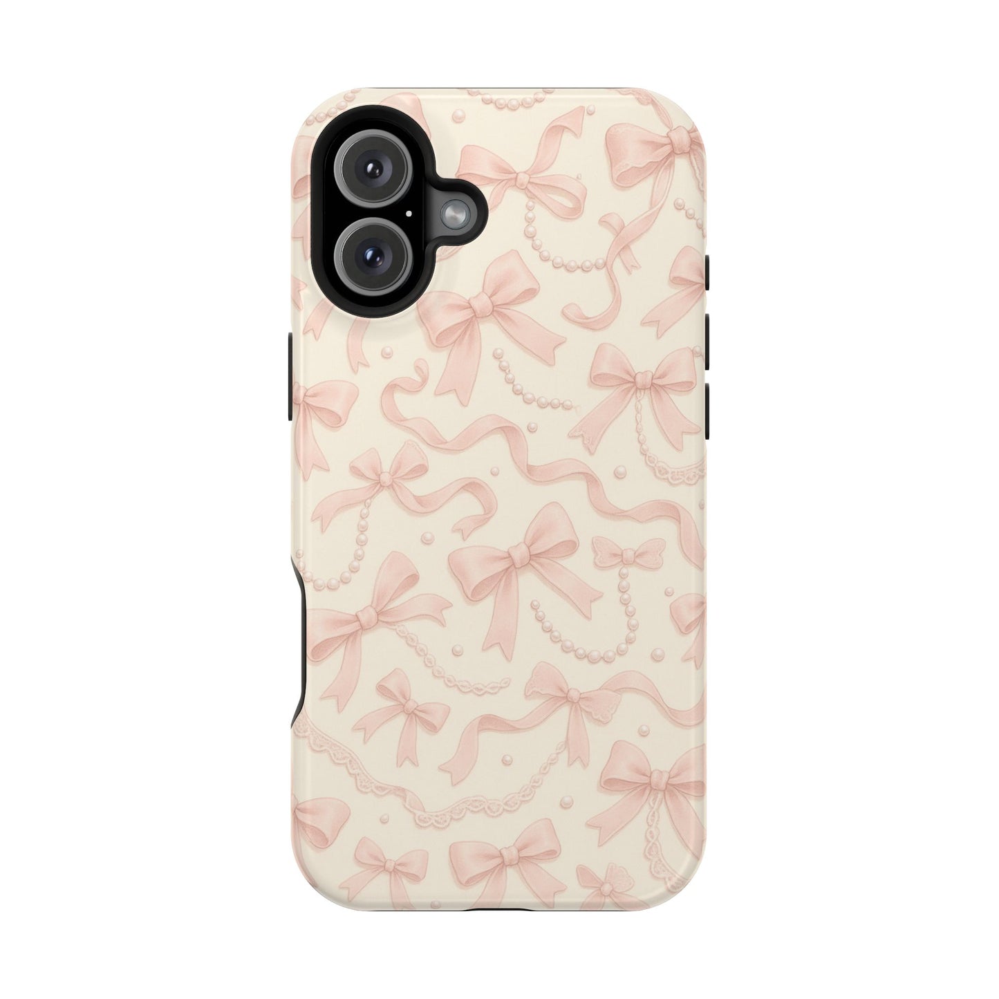 Coquette Bows Pattern iPhone Case | MagSafe
