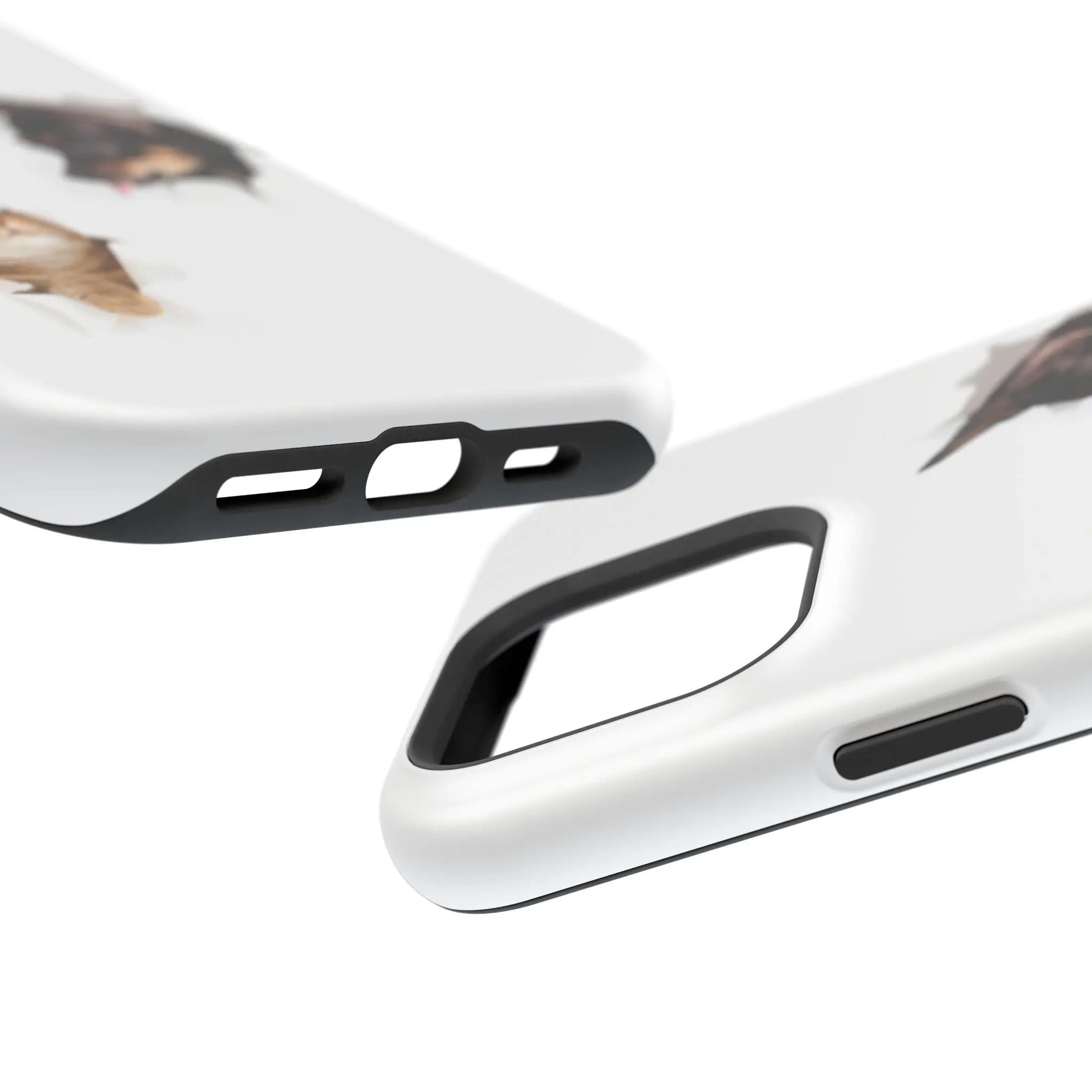 Impact-Resistant Cases with a cat and a dog - Shamo's