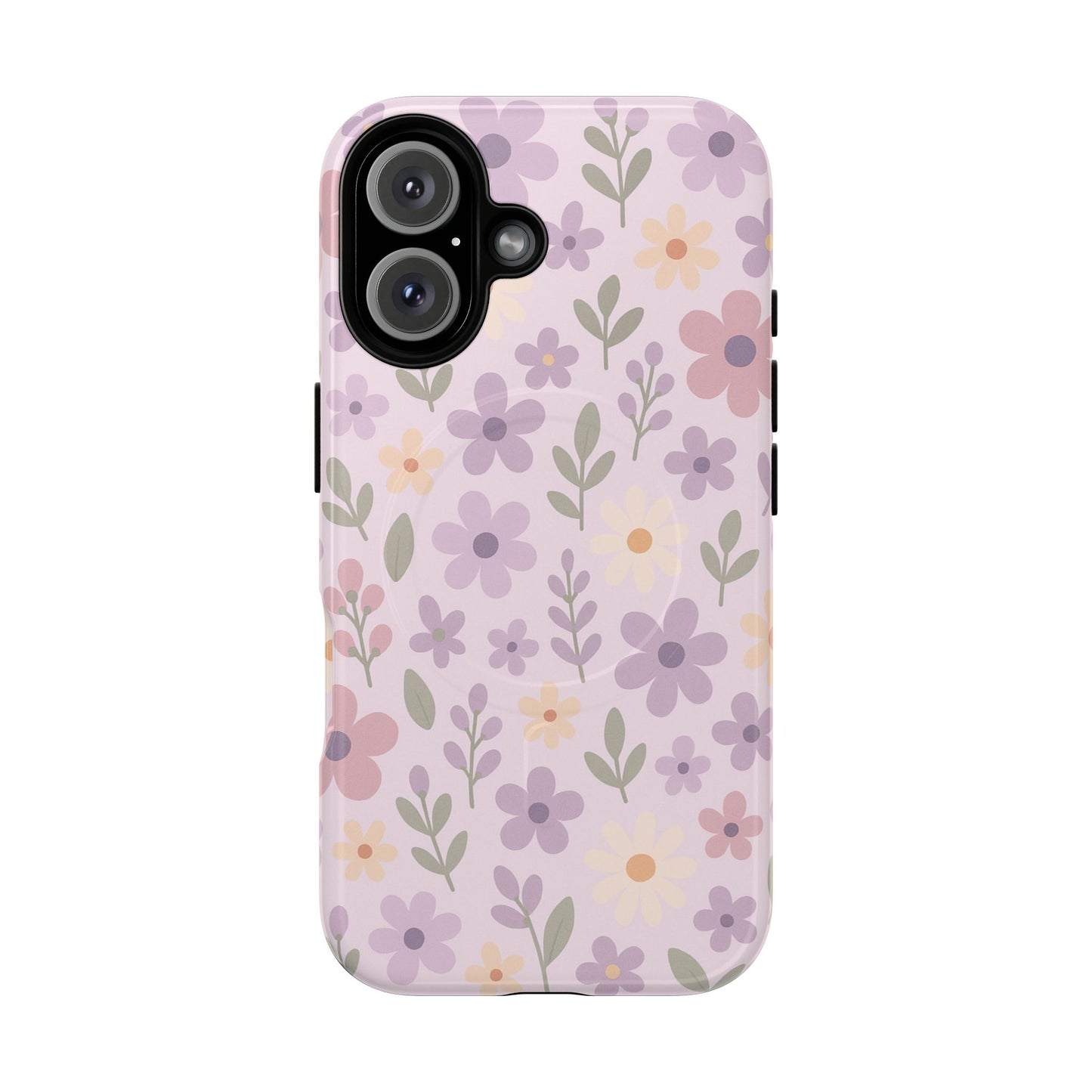 Floral Magnetic | Compatible with MagSafe Phone Case - Stylish and Durable Protection