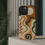 Abstract Earth-Tone Impact iPhone Case — MagSafe  Shamo's