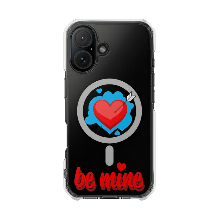 Magnetic Clear Phone Case | Compatible with MagSafe | Be Mine Love Edition