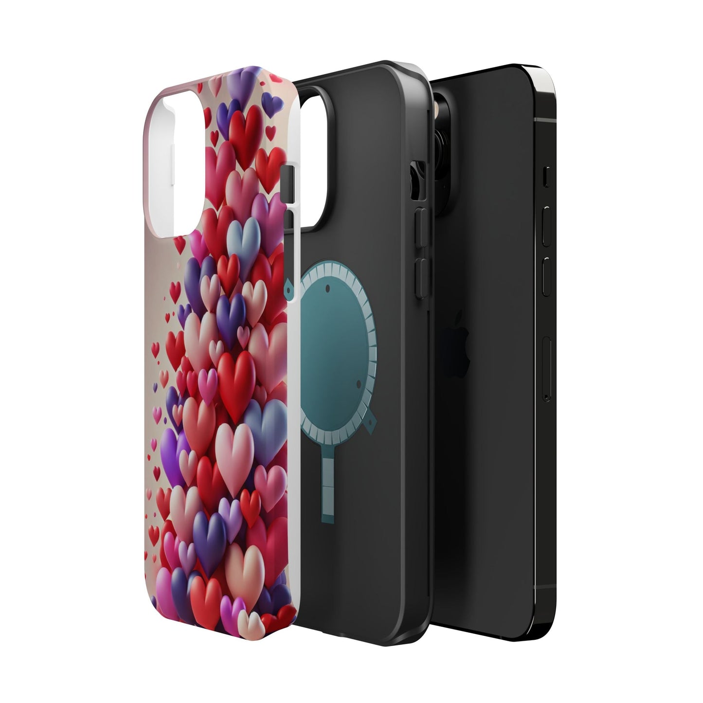 Love Hearts MagSafe iPhone Case — Magnetic, Impact-Resistant  Shamo's