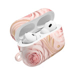 Rose Gold Floral AirPods Case
