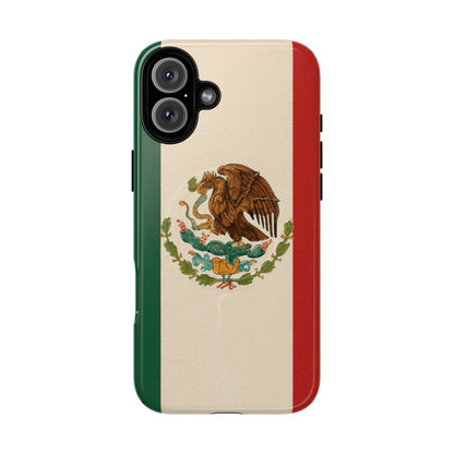 Mexican Flag iPhone Case | MagSafe  Shamo's iPhone 16 Plus / Glossy