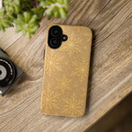 Golden Snowflake Holiday iPhone Case  Shamo's