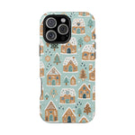 Winter Gingerbread Village Holiday Theme iPhone Case with MagSafe compatibility  Shamo's iPhone 16 Pro Max / Matte