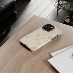 Neutral Pebble Pattern Tough iPhone Case  Shamo's
