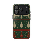 Holiday Knit Reindeer MagSafe Tough iPhone Case  Shamo's iPhone 17 Pro / Glossy