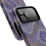 Purple Agate Marble iPhone Case with MagSafe  Shamo's