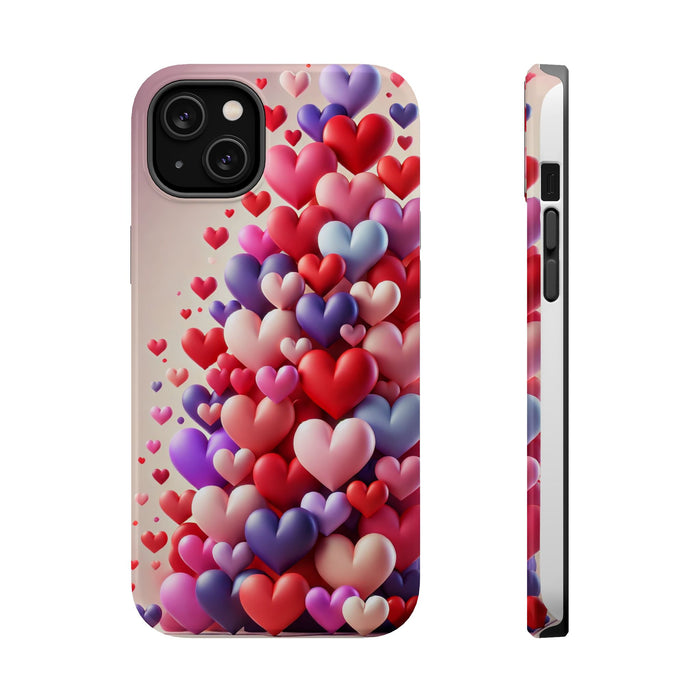 Shamo's Phone Case | MagSafe Compatible | Love Hearts Theme for iPhone 17 and more